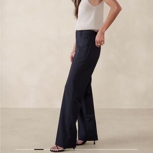 Banana Republic Siena Straight Italian Wool Pant NWOT